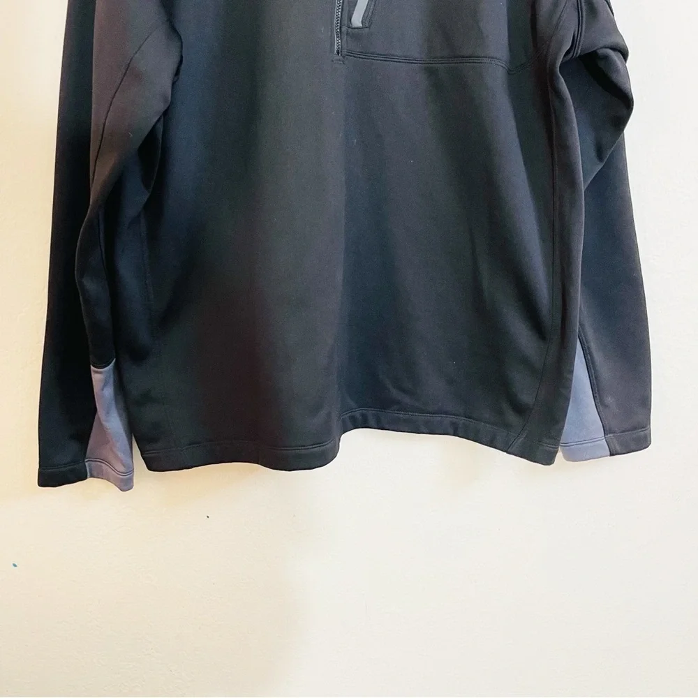The North Face Canyonlands Pullover 1/4 Zip Up Sweater Jacket XXL Black/Gray
